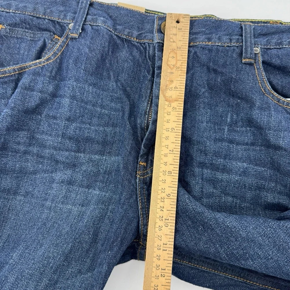 DKNY Jean Men's Size 38 x 30 Straight Fit Denim Pants‎ Dark Wash Blue Denim